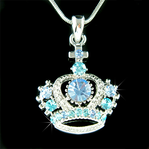 Corona blu croce - ~, realizzata