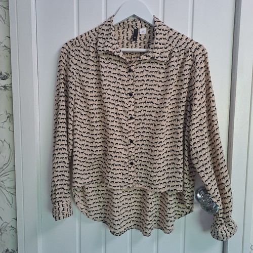 Camicia blusa fox deer - h&m,