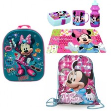 Set zainetto scuola - set, minnie
