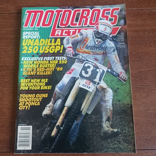 Motocross action november 1988 - motocross,