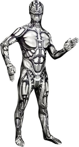 Costume vestito uomo robot