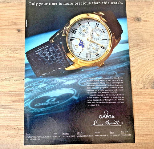 Omega louis brandt watch 1990s - omega,