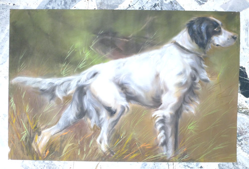 Vecchio dipinto 90x60 quadro - dipinto,
