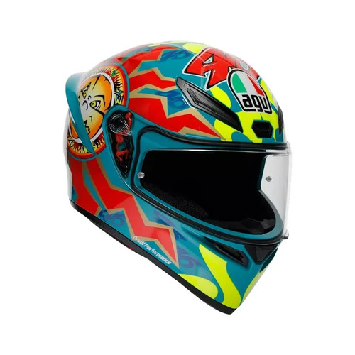 Casco agv e2206 - s, rossi