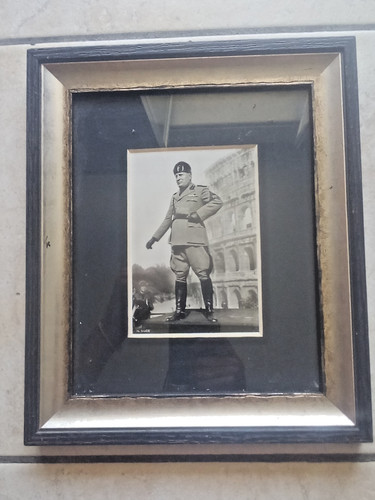 Quadro con cartolina benito - con,