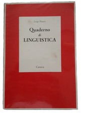 Luigi Pianca, Quaderno Di Linguistica Edizione Canova 1981 A 1836