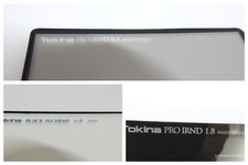 Filtri per fotocamera.  Tokina 4 x 5.65 Pro IRND 0.3, 1.8, Alchimia Nera