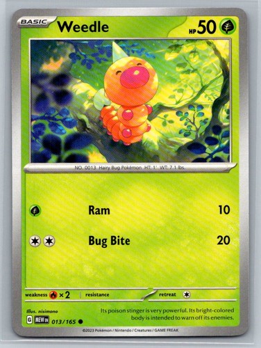 Weedle 013 165 - #013/165, sv: