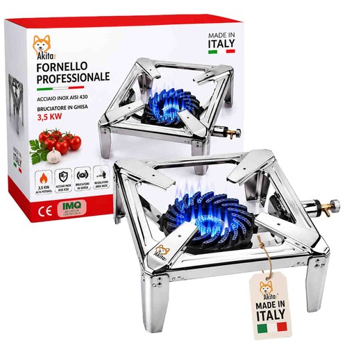 Fornello gas 30x30 con - fornello, cm