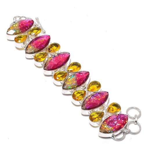 Bracciale vetro dicroico - bracciale,