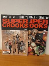 SUPER CROOKS di Mark Millar e Leinil Yu nr 1 e 2 completa panini 2013