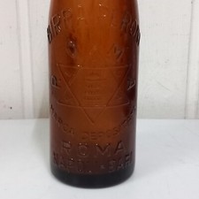 Vecchia Rara Bottiglia Birra Peroni Marca Depositata Roma-Napoli-Bari