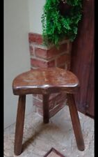 Sgabello a Sella tripode in legno Anni 60 Brutalismo, brutalista, industriale