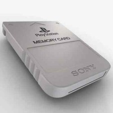 Memory Card PS1 PSX Originale Sony Playstation Scheda Memoria Grigia COME NUOVA