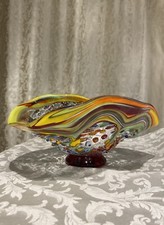 Centro tavola in vetro di