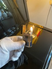 Accendino S.T. Dupont linea 1 piccolo oro/Chinalack blu scuro (ricondizionato)