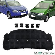 Tappetino isolante cofano isolamento vano motore + kit di montaggio adatto per VW Caddy 3 Touran 1T2