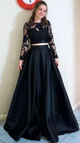Donna nero ombrello gonna maxi - donna,