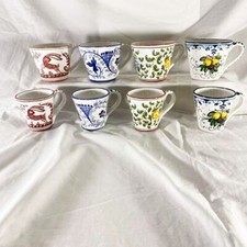RICCERI Set of 2 Hand Painted