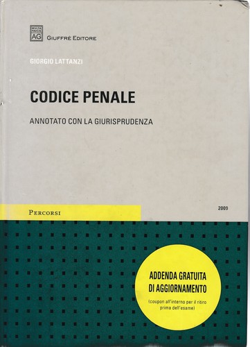 Codice penale annotato - annotato, la