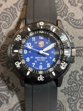 Orologio Uomo Luminox Navy Seal Serie 3000 43mm Quadrante Blu Carbonio Quarzo