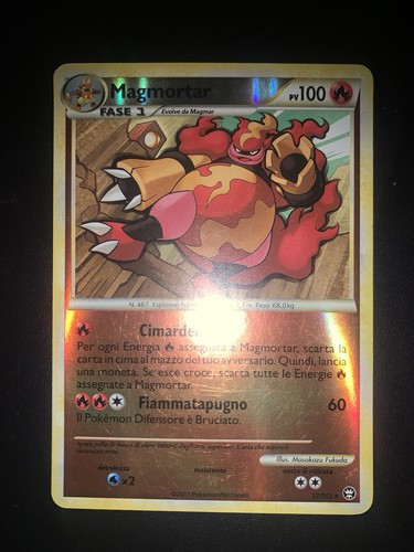 Pokémon magmortar carta - pokémon,