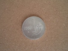 MONETA 1 UNA LIRA CORNUCOPIA