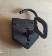 Antico Lucchetto Vintage Antico Con Chiave Funzionante