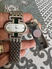 Guess al quarzo con Swarovski Bianchi E Verde Smeraldo Nuovo  Con Etichetta