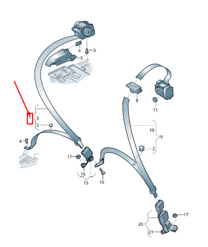 Audi sportback ceinture - audi, f5