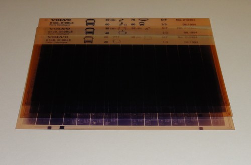 Microfiche catalogo ricambi - catalogo,