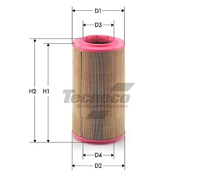 Filtro aria ar920i tecneco per - filtro,