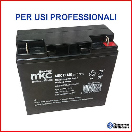 Batteria 12v 18ah piombo - batteria,