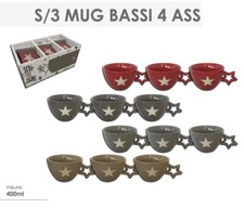 x Servizio 3 Tazze Tazzoni Mug