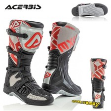 STIVALI ACERBIS CROSS ENDURO ATV X-TEAM NERO GRIGIO TAGLIA EU 43 - USA 9
