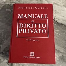 MANUALE DI DIRITTO PRIVATO - Francesco Gazzoni - VI Edizione - 1996