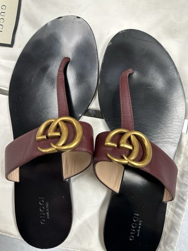Gucci sandali pelle gg - gucci, in