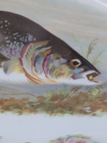 Antico piatto pesce zeh - antico,