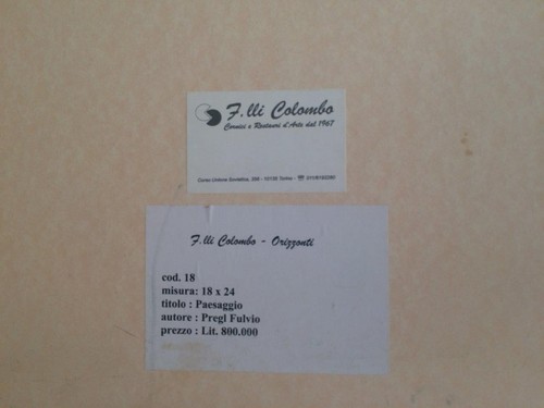 Quadro naif fulvio pregl - quadro, di