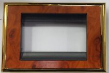 PLACCA/COPRI INTERRUTTORE PER VIMAR IDEA BICOLORE 801 ORO24K-INSERTO RADICA