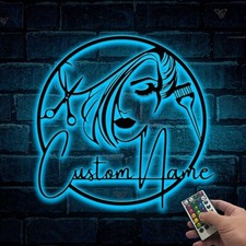 Insegna metallo parrucchiere