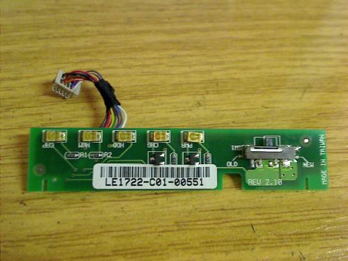 Scheda interruttore switch led