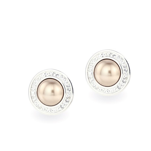 Orecchini con perle swarovski - orecchini,