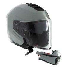 CASCO MENTONIERA STACCABILE HYPERLINK TUCANO LUCIDO NARDO GREY OMOLOGAZIONE PJ