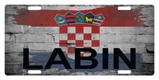 Croatia Flag License Plate