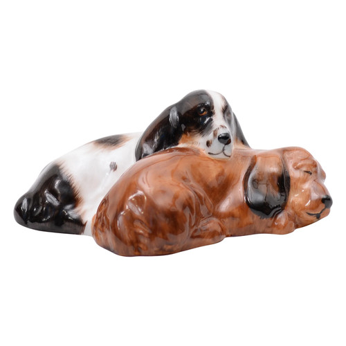 Cocker spaniels sleeping - spaniels, dog