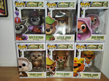 FUNKO POP ROBIN HOOD DISNEY LOTTO LOT 6 FUNKO POP SERIES 1  -NEAR MINT