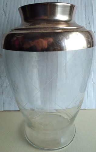 Vecchio vaso vetro - in,