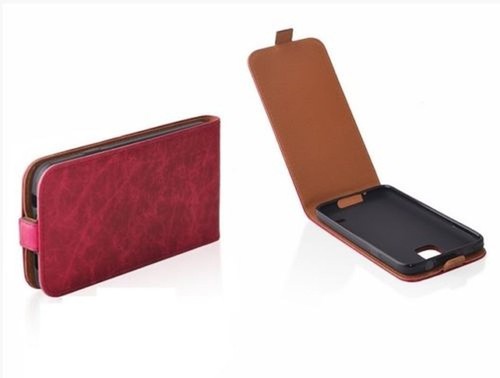 Custodia flip vera pelle - ^,