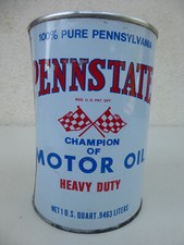 Pennstate vecchia lattina olio motore vintage motor oil can
